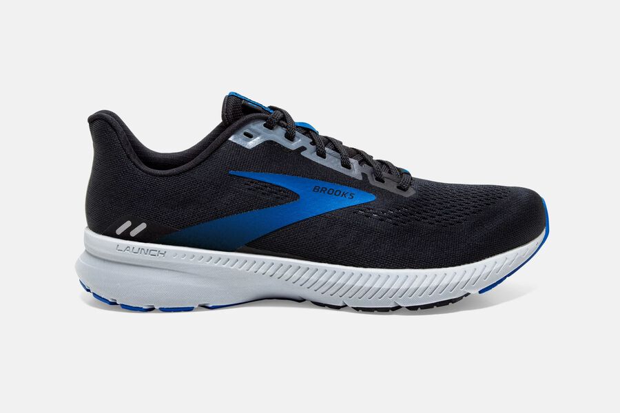 Brooks Launch 8 Road Loopschoenen Heren - Zwart/Grijs/Blauw - 769245SZR